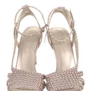 Karen Millen Purple Sandals with Woven Design